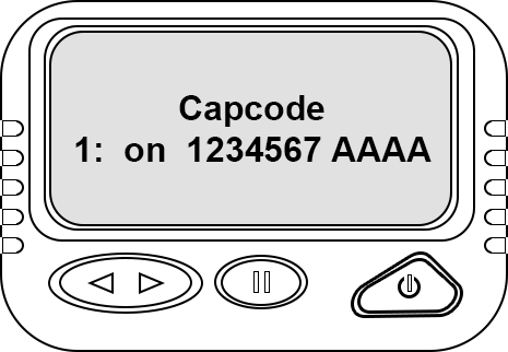 View a Capcode - Pager - VersaVision Support